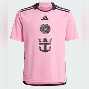 New Adidas x Inter Miami CF Messi Jersey 24/25 Home Authentic Jersey Kids 9-10Y